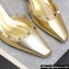 Valentino Heel 5cm Rockstud Couture Pumps in Mirror Gold
