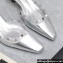 Valentino Heel 5cm Rockstud Couture Pumps in Mirror Silver