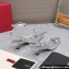Valentino Heel 5cm Rockstud Couture Pumps in Mirror Silver