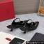 Valentino Heel 5cm Rockstud Couture Mules in patent leather Black