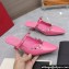Valentino Heel 5cm Rockstud Couture Mules in patent leather Pink