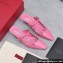 Valentino Heel 5cm Rockstud Couture Mules in patent leather Pink