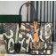 Goyard Saint Louis PM Tote Bag Lettres Camouflage Black/Green