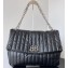 Balenciaga Monaco Large Chain Bag in quilted thin calfskin Black 2023