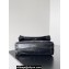 Balenciaga Monaco Small Chain Bag in Arena calfskin Black/Gold 2023