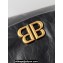 Balenciaga Monaco Small Chain Bag in Arena calfskin Black/Gold 2023