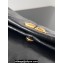 Balenciaga Monaco Small Chain Bag in Arena calfskin Black/Gold 2023