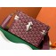 Goyard Cassette Trunk Bag Burgundy