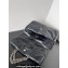 Balenciaga Monaco Medium Chain Bag in Arena calfskin Black/Silver 2023