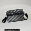 Dior Safari Bag with Strap in Beige and Black Dior Oblique Jacquard 2023