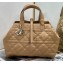 Dior Medium Toujours Bag in Macrocannage Calfskin Tan 2023