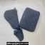 Dior Saddle Triple Pouch Bag in Black Dior Oblique Jacquard 2023