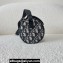 Dior Mini Roller Bag with Strap in Beige and Black Dior Oblique Jacquard and Black Grained Calfskin 2023