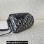 Dior Mini Roller Bag with Strap in Beige and Black Dior Oblique Jacquard and Black Grained Calfskin 2023