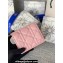 Lady Dior Mini Wallet in Cannage Lambskin Pink