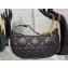 Dior CD Lounge Bag in Black Supple Macrocannage Lambskin 2023
