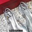 Valentino VLogo Signature Slingback ballerina Flats in leather Silver