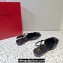 Valentino VLogo Signature Slingback ballerina Flats in leather patent Black