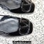 Valentino VLogo Signature Slingback ballerina Flats in leather patent Black