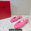 Valentino VLogo Signature Slingback ballerina Flats in leather patent Pink