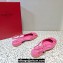 Valentino VLogo Signature Slingback ballerina Flats in leather patent Pink