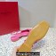 Valentino VLogo Signature Slingback ballerina Flats in leather patent Pink