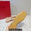 Valentino VLogo Signature Slingback ballerina Flats in leather patent Nude