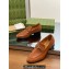 Gucci Heel 3cm loafers with Interlocking G ‎738468 Brown 2023