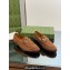Gucci Horsebit with crystals Jordaan loafers 759918 Suede Brown 2023