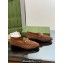 Gucci Horsebit with crystals Jordaan loafers 759918 Suede Brown 2023