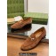 Gucci Horsebit with crystals Jordaan loafers 759918 Suede Brown 2023