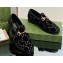 Gucci Horsebit with crystals Jordaan loafers 759918 GG Velvet Black 2023
