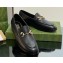 Gucci Horsebit with crystals Jordaan loafers 759918 Leather Black 2023
