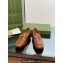 Gucci Horsebit with crystals Jordaan loafers 759918 Leather Brown 2023