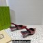 Gucci Heel 5.5cm Square slingback pumps 764192 Dark Red 2023
