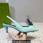 Gucci Heel 5.5cm Square slingback pumps 764192 Cyan 2023