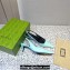 Gucci Heel 5.5cm Square slingback pumps 764192 Cyan 2023