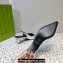 Gucci Heel 5.5cm Square slingback pumps 764192 Silver 2023