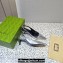 Gucci Heel 5.5cm Square slingback pumps 764192 Silver 2023