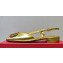 Valentino VLogo Signature Slingback ballerina Flats in leather Gold