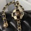 Chanel Lambskin Small Flap Bag with Black/White Ball AS1787 Black 2023