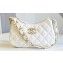 Chanel Calfskin Mini Hobo Bag AP3647 White 2023
