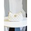 Chanel Calfskin Mini Hobo Bag AP3647 White 2023