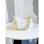 Chanel Calfskin Mini Hobo Bag AP3647 White 2023