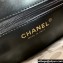 Chanel Shiny Aged Calfskin Mini Shopping Bag AS4416 Black 2023