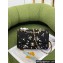 Chanel Wool Tweed and Pearl Medium Classic Handbag A01112 Black 2023