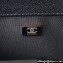 Chanel Grained Shiny Calfskin BOY Flap Bag with Handle A94804 Black 2023