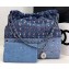 Chanel Denim Patchwork and Glitters CHANEL 22 Handbag AS3261 2023