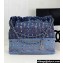 Chanel Denim Patchwork and Glitters CHANEL 22 Handbag AS3261 2023