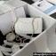 Chanel Lambskin Small Flap Bag with Black/White Ball AS1787 White 2023